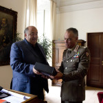Spoleto, il sindaco incontra il generale Riccò, comandante della brigata dei Granatieri di Sardegna