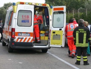 ambulanza e vigili