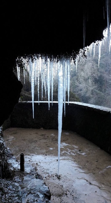 Cascata della Marmore gelata